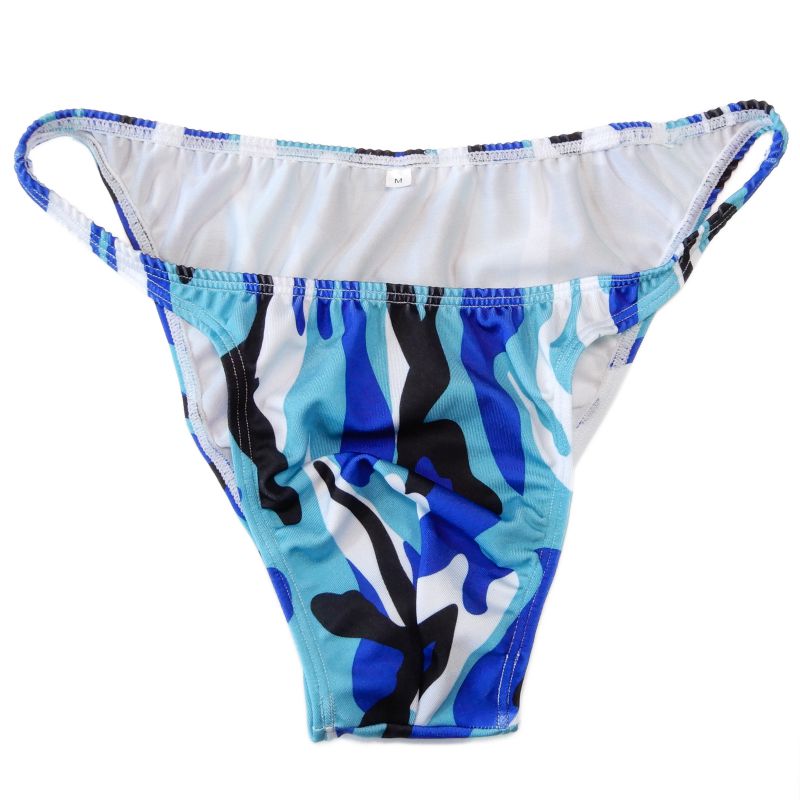 A Bathing Ape Camo - Męskie stringi bikini w paski Jersy