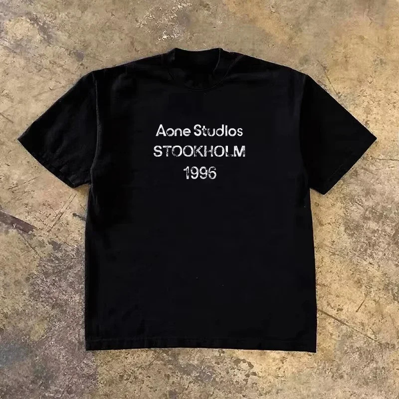 Streetwear Brand Graphics - Klasyczne logo STOCKHOLM 1996 Wyblakły luksusowy