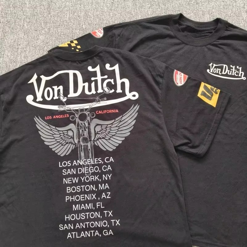 Streetwear Brand Graphics - Koszulka z grafiką o tematyce motocyklowej
