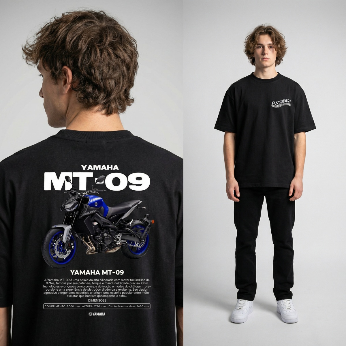 Koszulka Yamaha MT-07 w stylu  – Streetwear Brand Graphics recenzja i cena