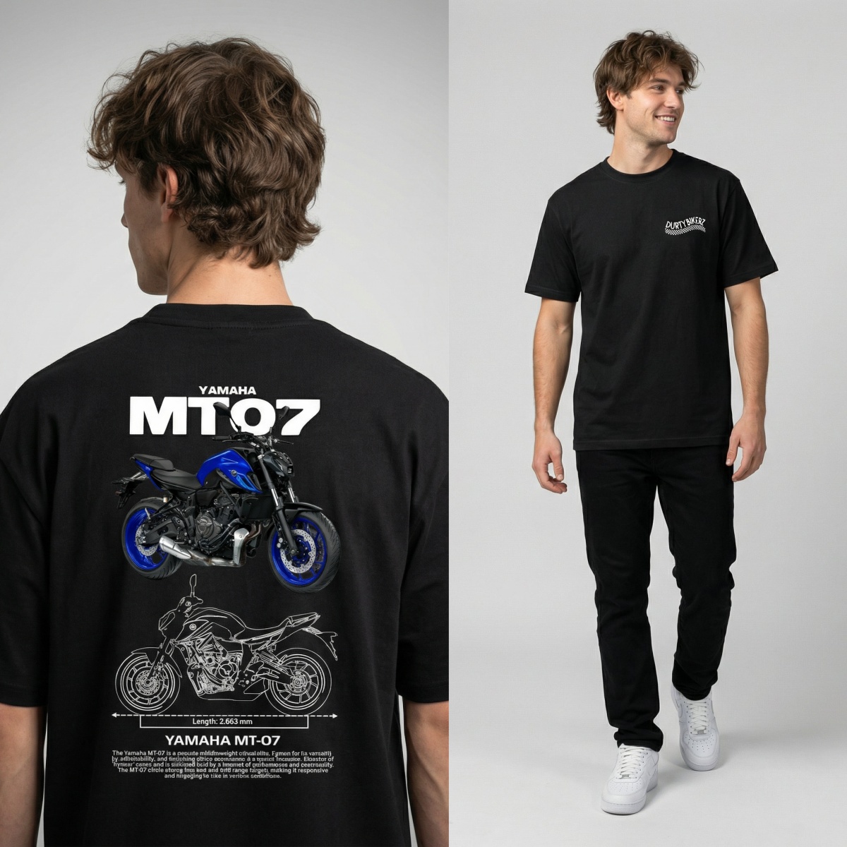 Koszulka Yamaha MT-07 w stylu  – Streetwear Brand Graphics recenzja i cena