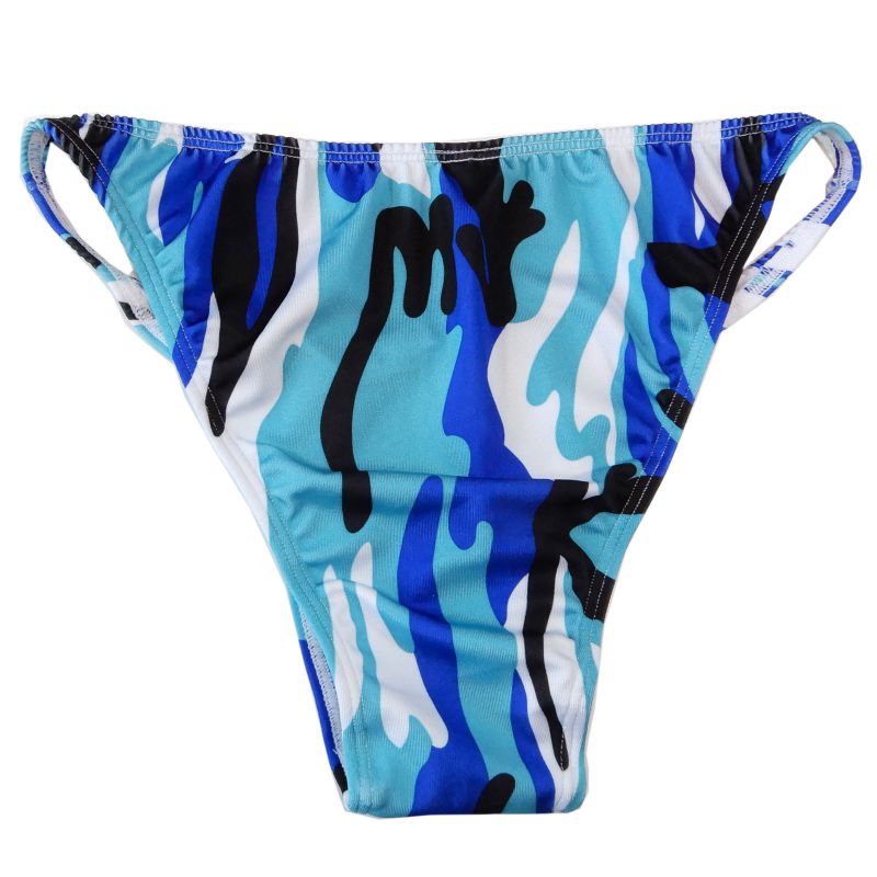 Męskie stringi bikini w paski  – A Bathing Ape Camo recenzja i cena